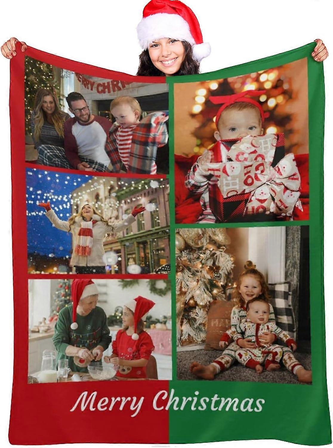 Mothers Day Birthday Gifts for Mum from Daughter Son, Personalized Blanket for Mum Adults, Custom Blanket with Pictures Photo Text, Custom Photo Flann