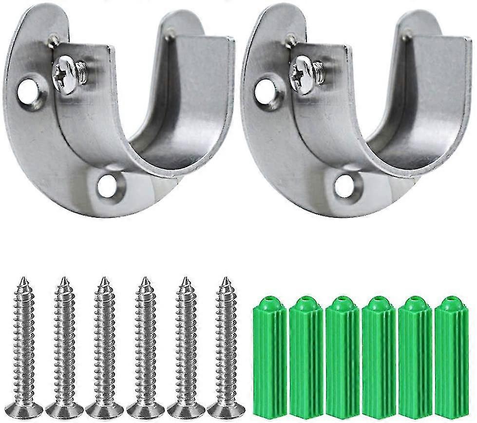 Round Pipe Bracket For Cabinet Pipe Rod