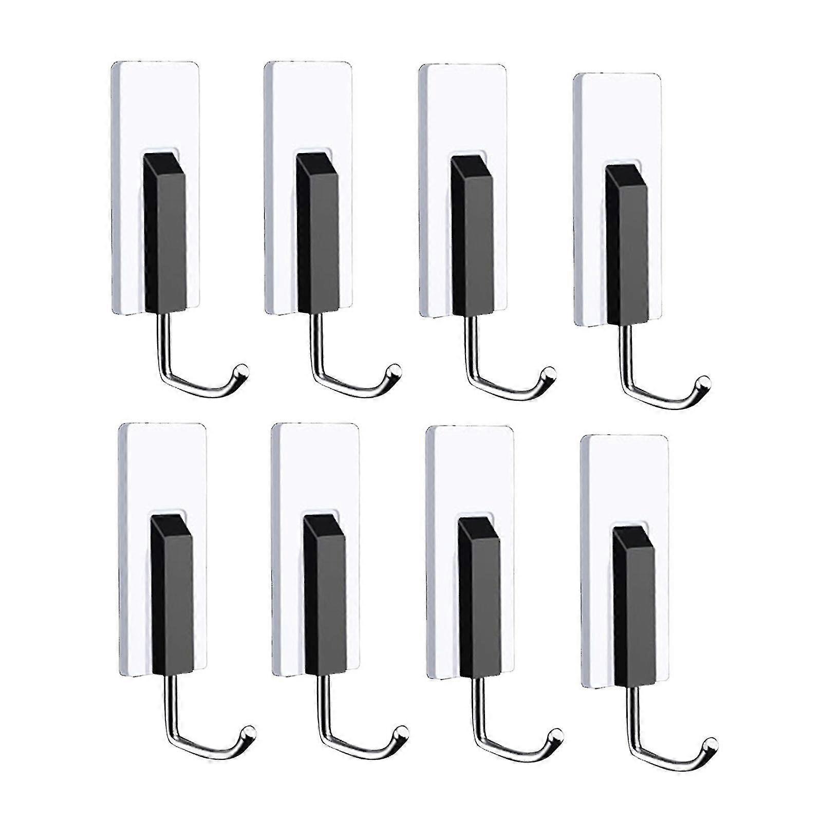 Adhesive Hooks Removable Utility Self Adhesive Wall Hook Multifunctional Holder For Home Kitchen