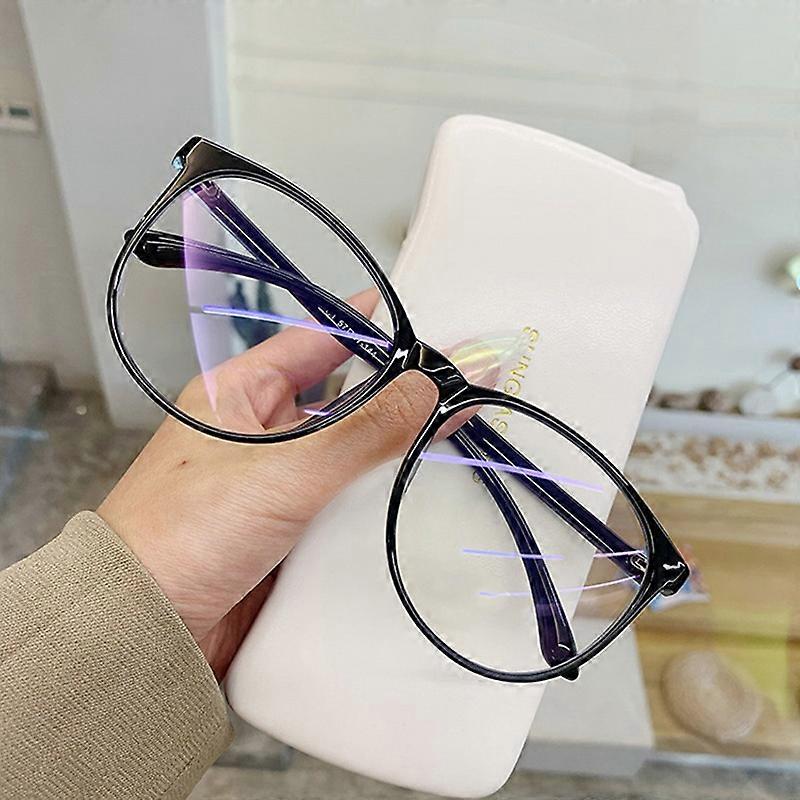Fashion Vintage Oversized Anti Blue Light Glasses Office Computer
