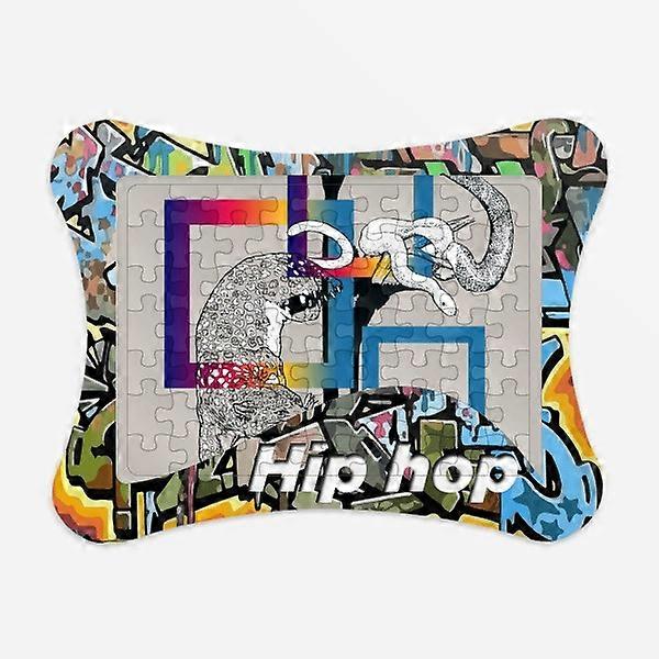 الحيوان الفهد سحلية ثعبان نمط لغز بانوراما لعبة الهيب هوب ورقة المجلس