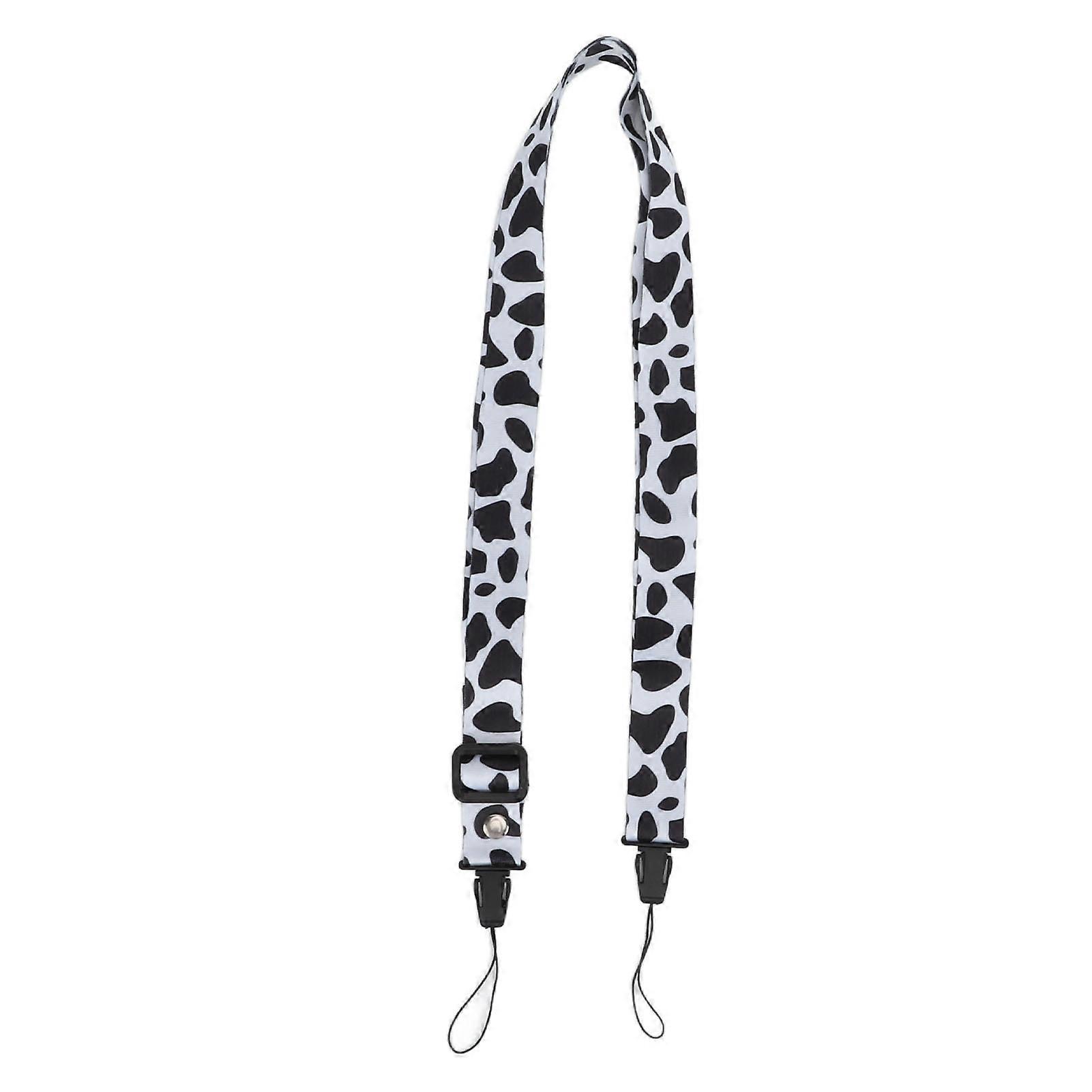 1.2m Camera Neck Shoulder Strap Cute Back Camera Rope Camera Straps for Fujifilm Mini 11 Cow Pattern
