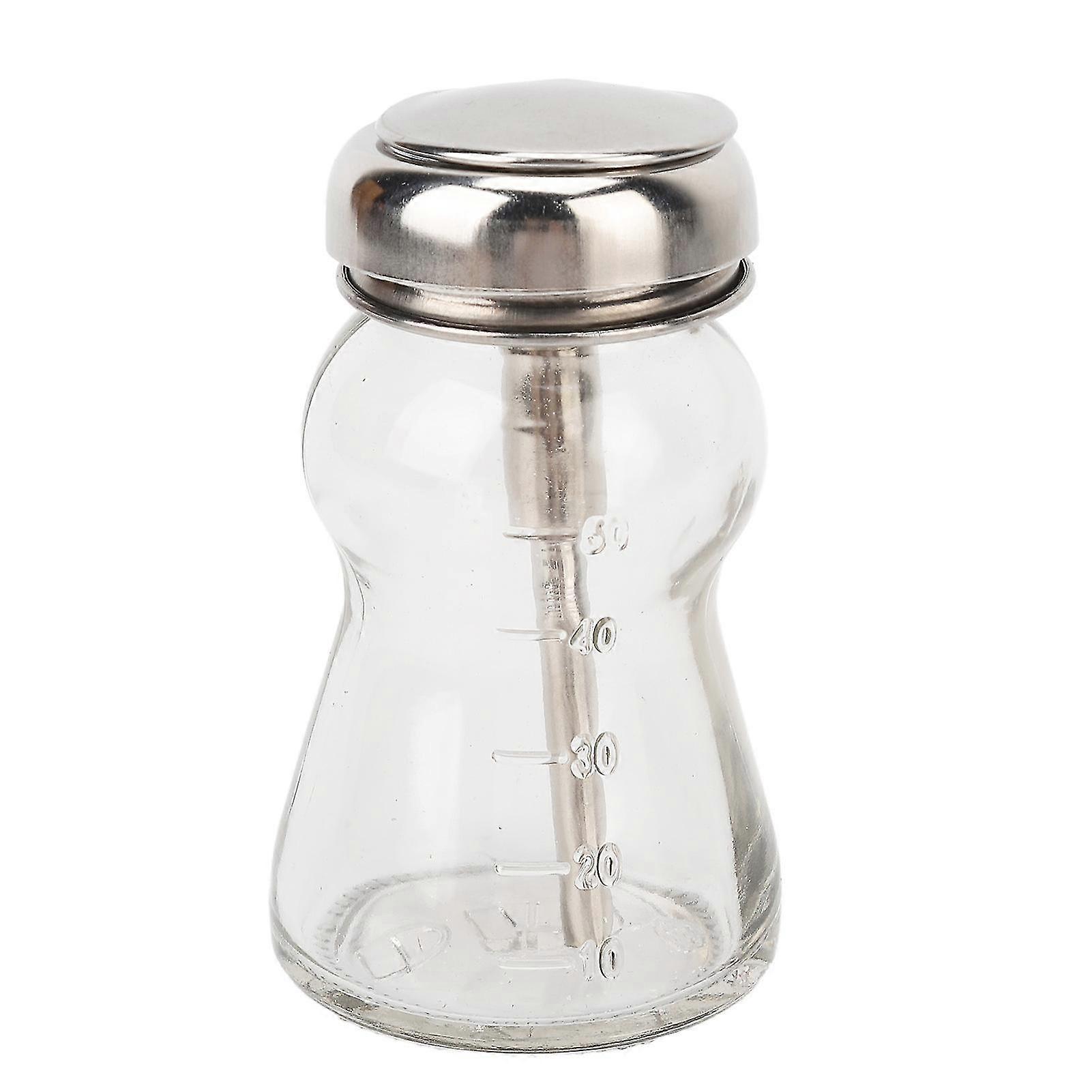 60ml Empty Glass Bottle with Nail Polish Remover Pump Dispenser - Portable and Copper Core Design