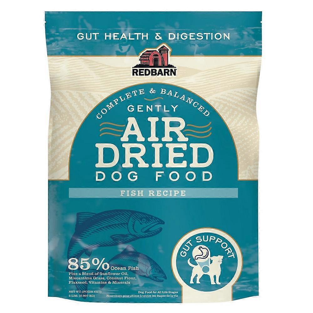 Redbarn Pet Products 风干肠道支持干狗粮,鱼,2 磅