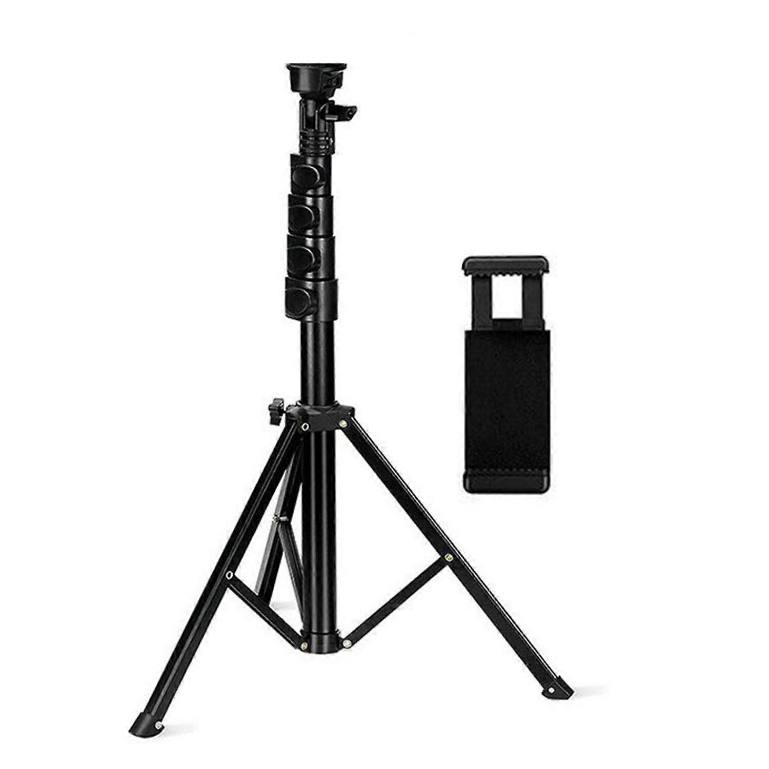 Cell Phone Tripod Foldable 1.6M with Remote Control 360 Degree Rotation Bracket Different Angle