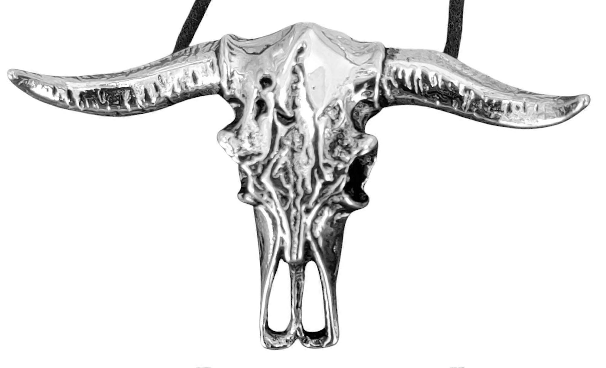 Anhänger 98 Stier - Edelstahl