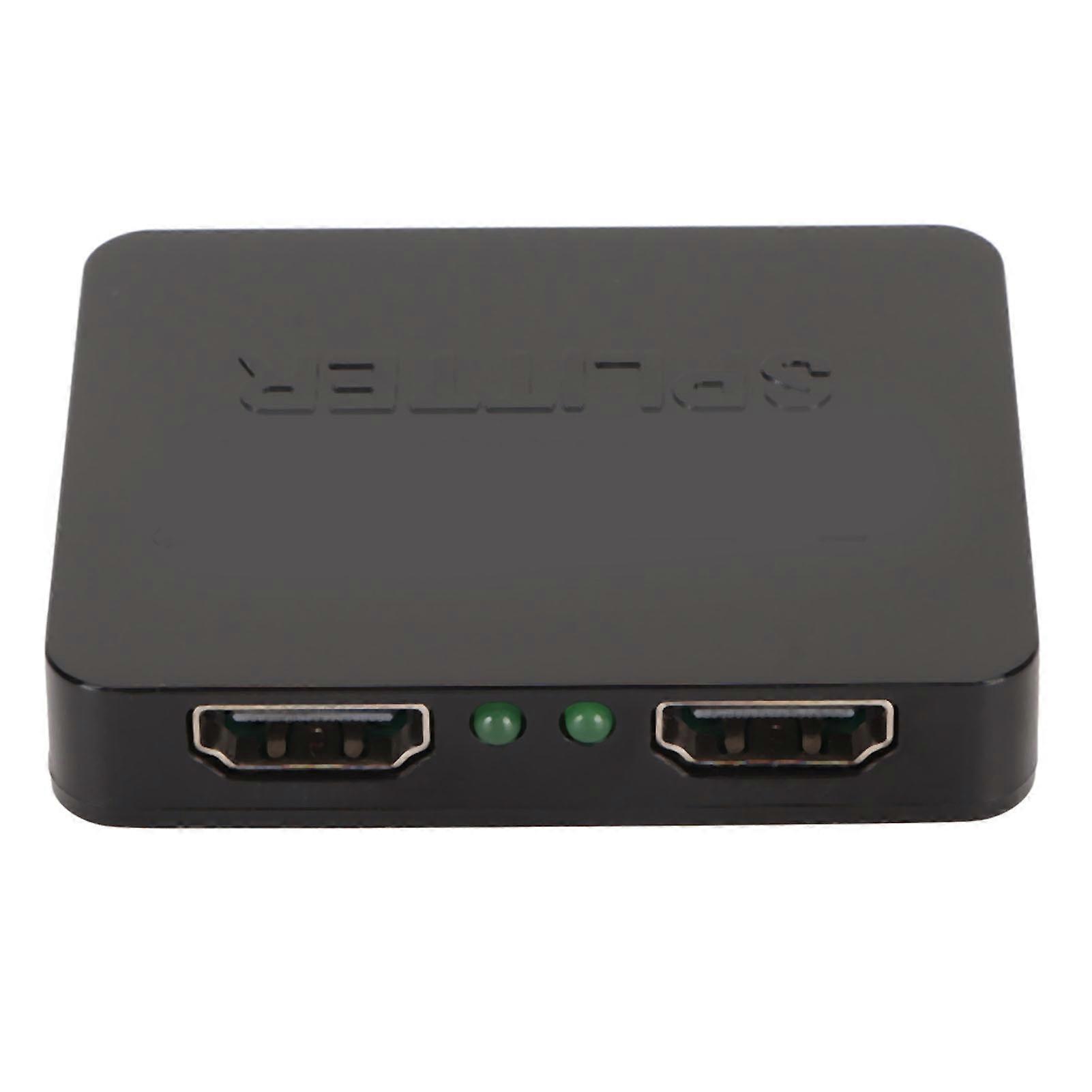 4K 1x2 HDMI Splitter for Dual Monitors - Supports Full HD 1080P, 3D, Ultra HD 4K