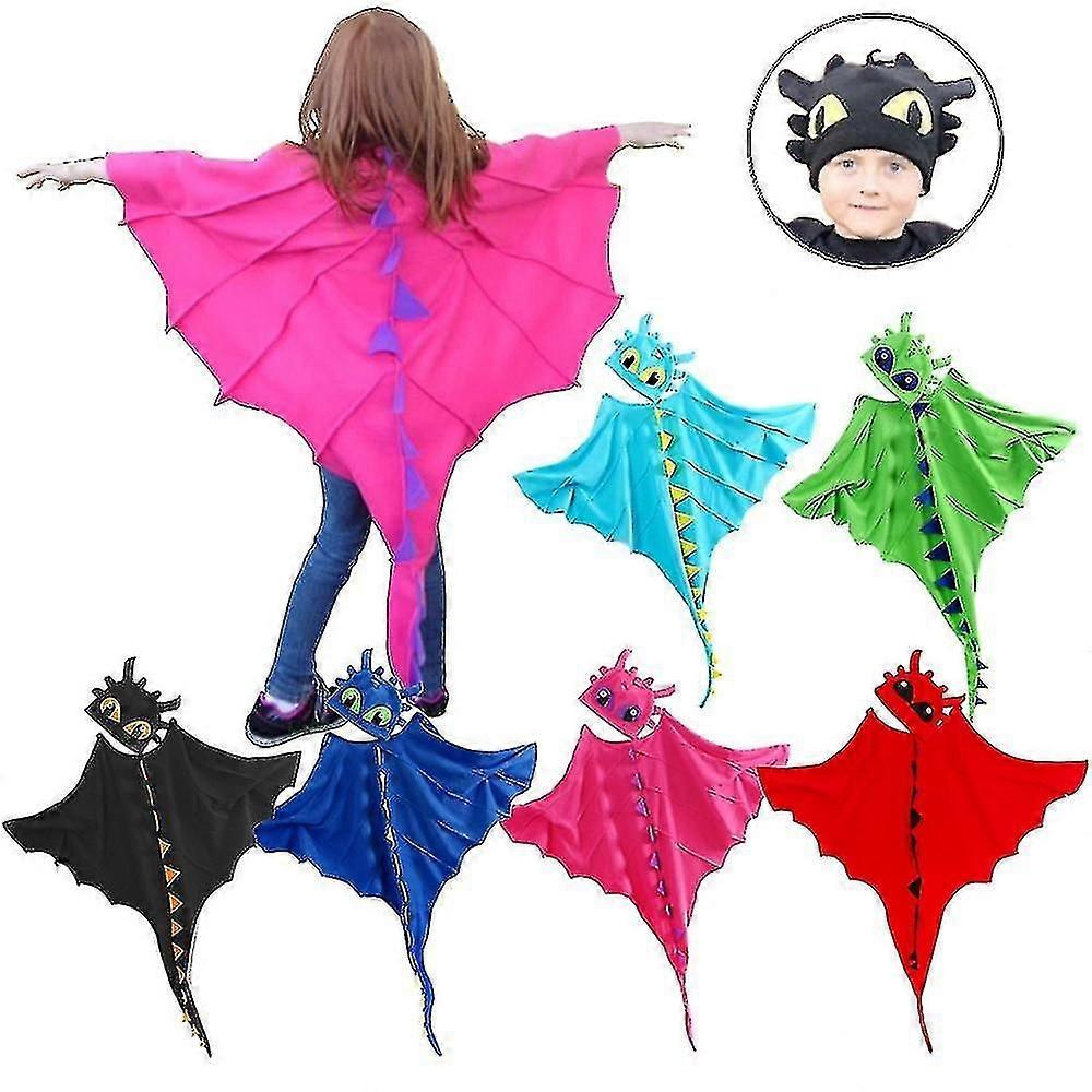 ドラゴンコスチューム マント 帽子付き 歯なし ドラゴンコスチューム ケープハロウィンコスチューム コスプレ 恐竜コスチューム