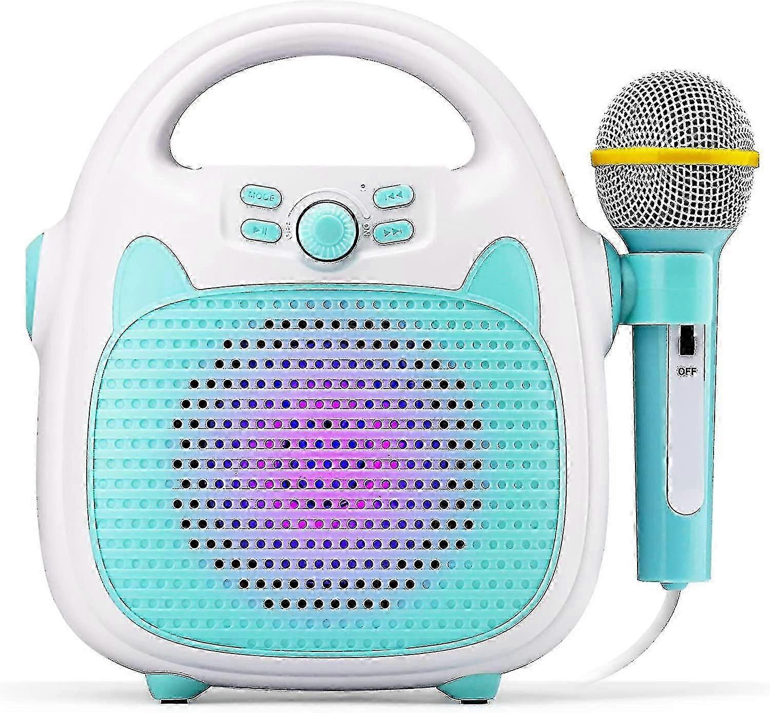 Karaoke Machine For Kids, Toy Gift Wireless Bluetooth Speaker With Microphone, Kids Karaoke Machine For Girls With Tf/usb Connectivity, Portable Singi