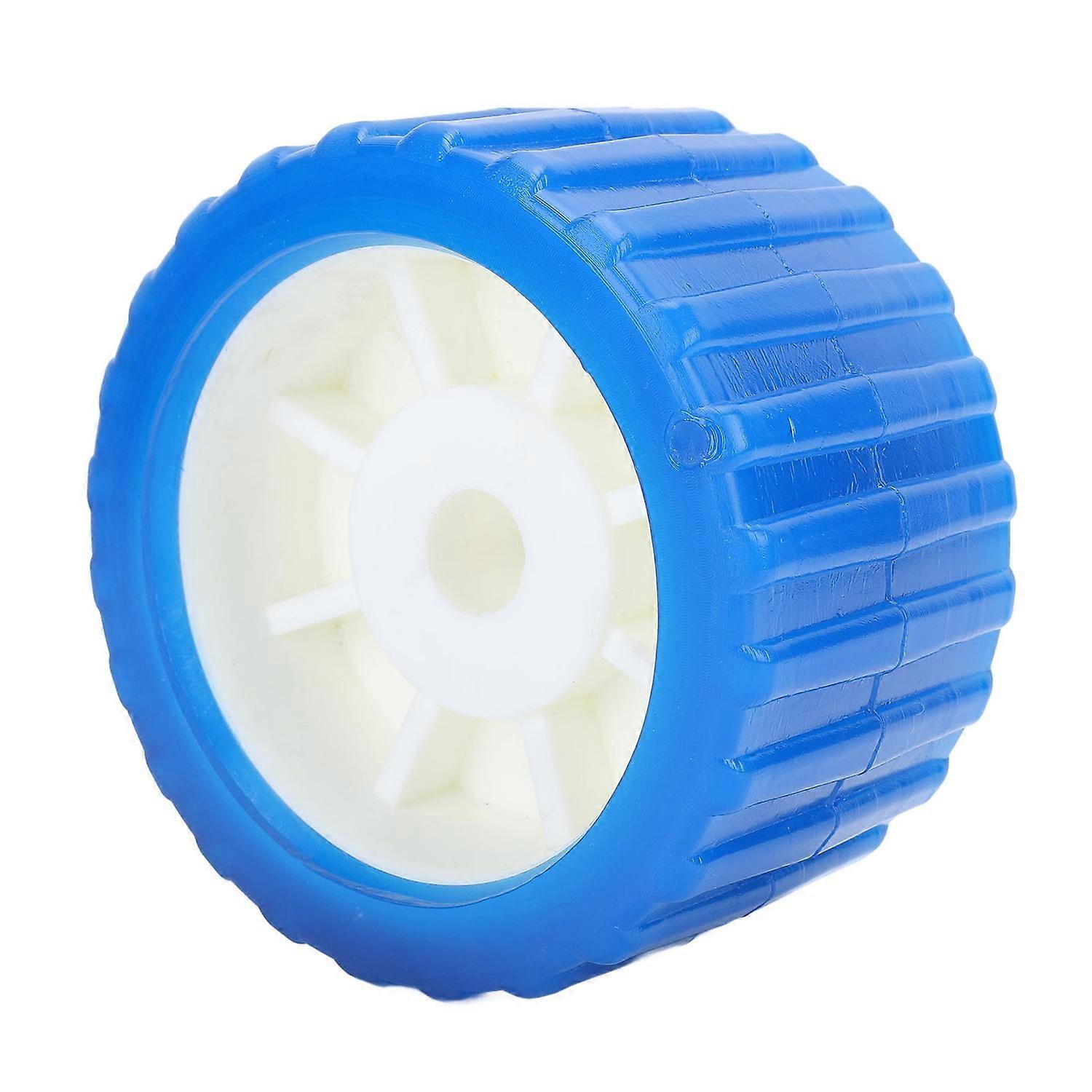 Boat Trailer Rollers PU Ribbed Wobble Roller Wear Proof Marine Rib Roller High Temp Resistant for Bo