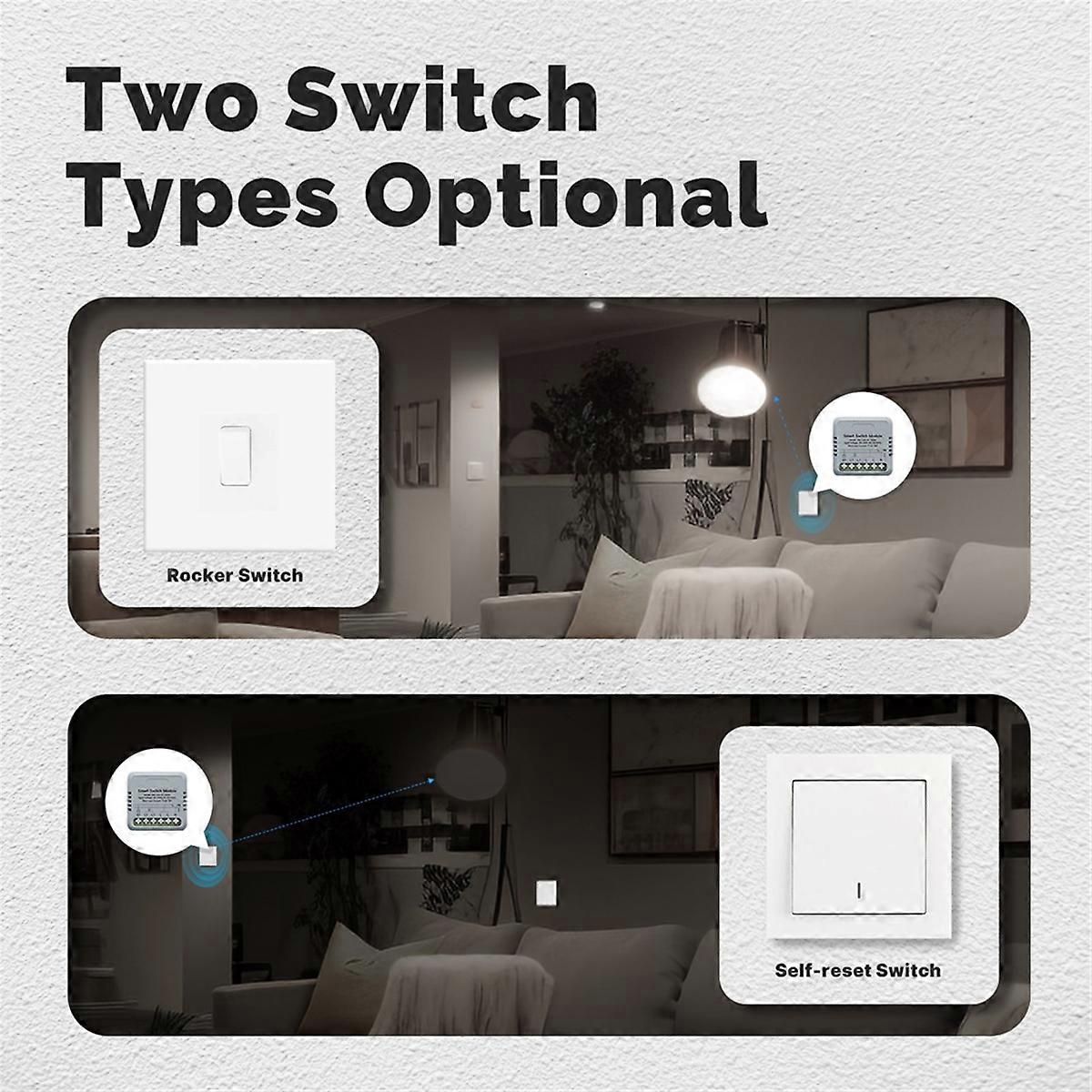 Tuya ZigBee Smart Switch Module Electricity Consumption Monitor Diy Breaker Light Switch 1 Gang for