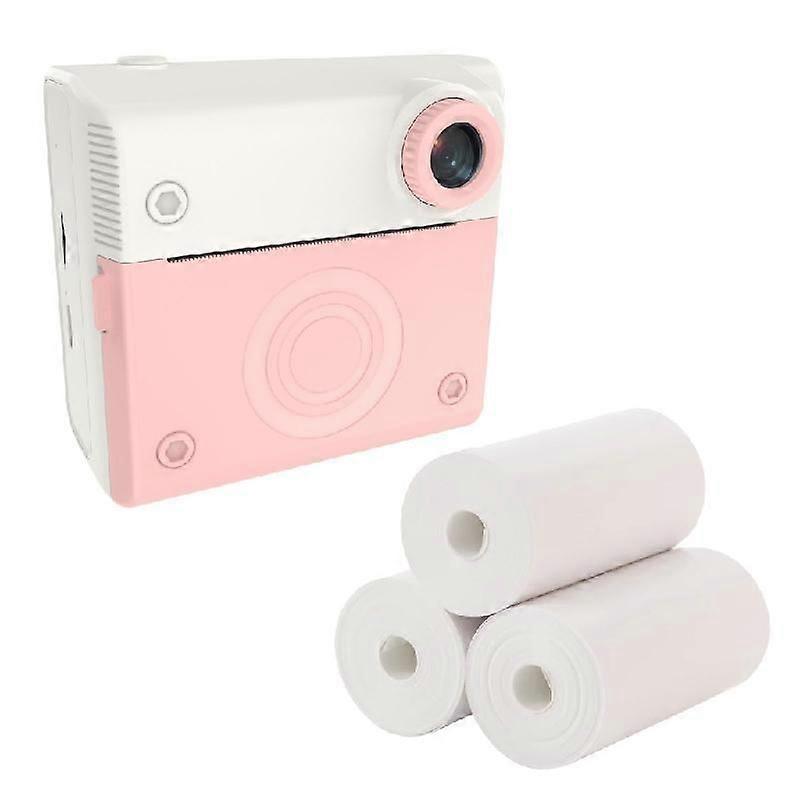 Children Instants Camera for Youngsters 3 Paper Rolls Included for Printing