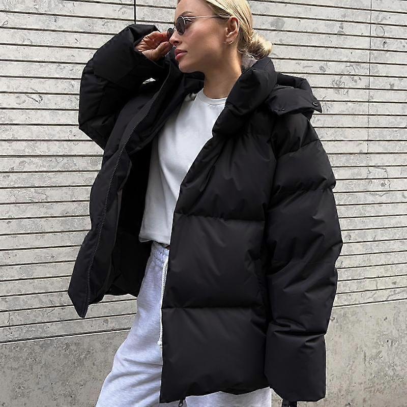 Padded Jacket Autumn and Winter Padded Jacket Women's Loose Padded Jacket Loose Coat Top