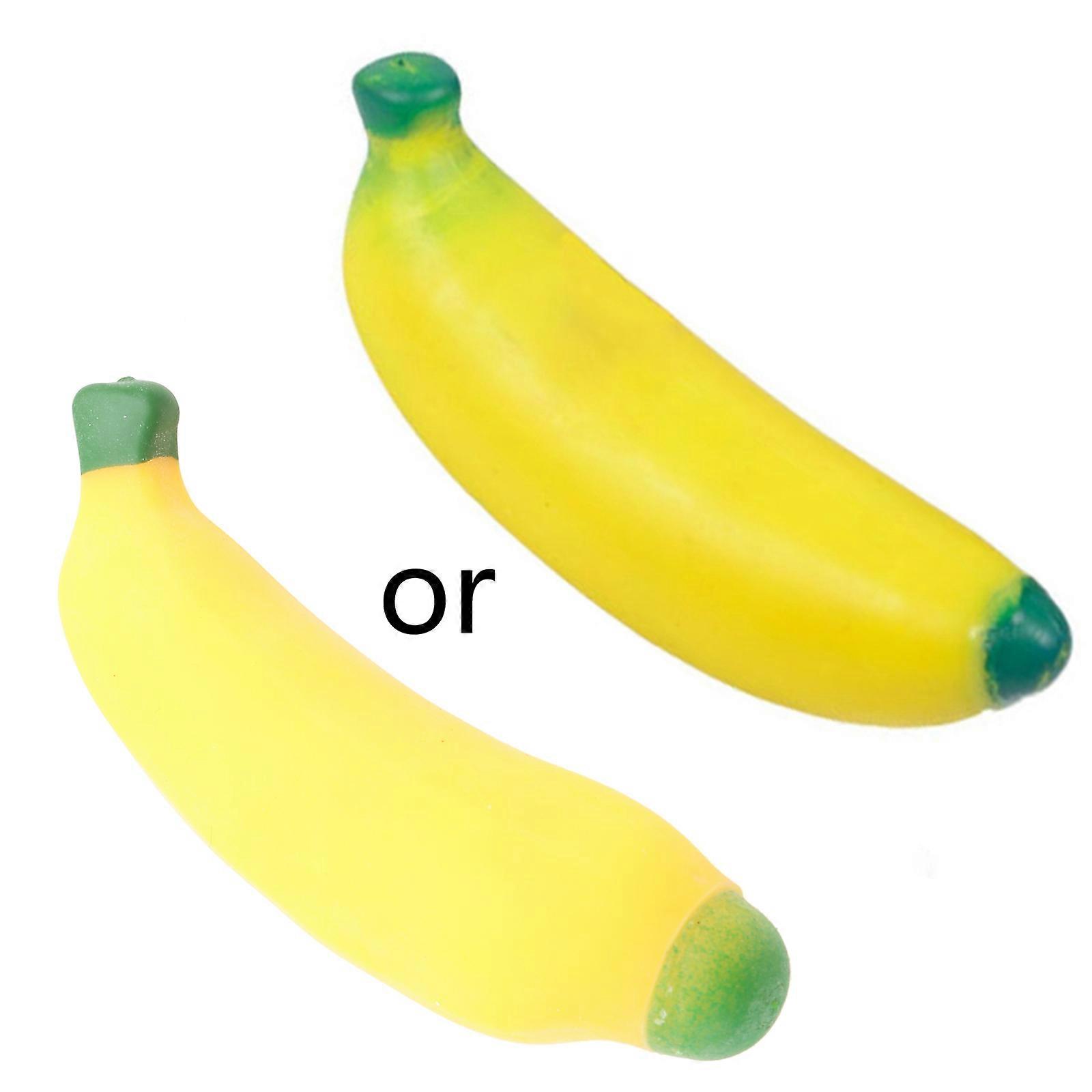 Children's Interactive Realistic Banana Carrot Soft Toy Rebound Game Portable Relieve Stress Soft  Toys  Orange