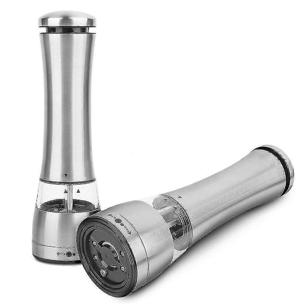 Electric Pepper Grinder or Salt Mill with LED Light, Adjustable