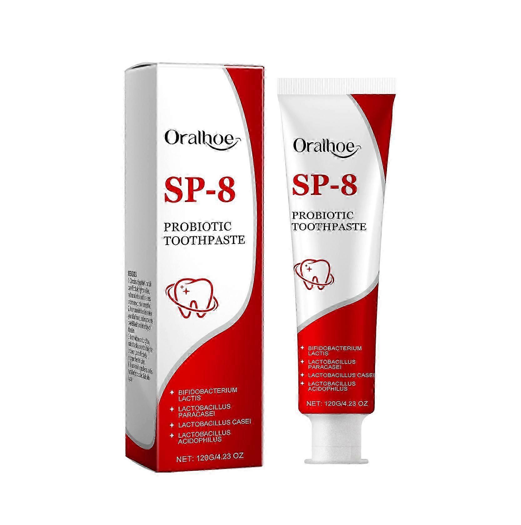 Sp-8 Ultra Whitening, Sp-8 Probiotic Whitening Toothpaste, Ultra Whitening Toothpaste sp8, Deep Cleaning Care Toothpaste, Probiotic Brightening Toothp