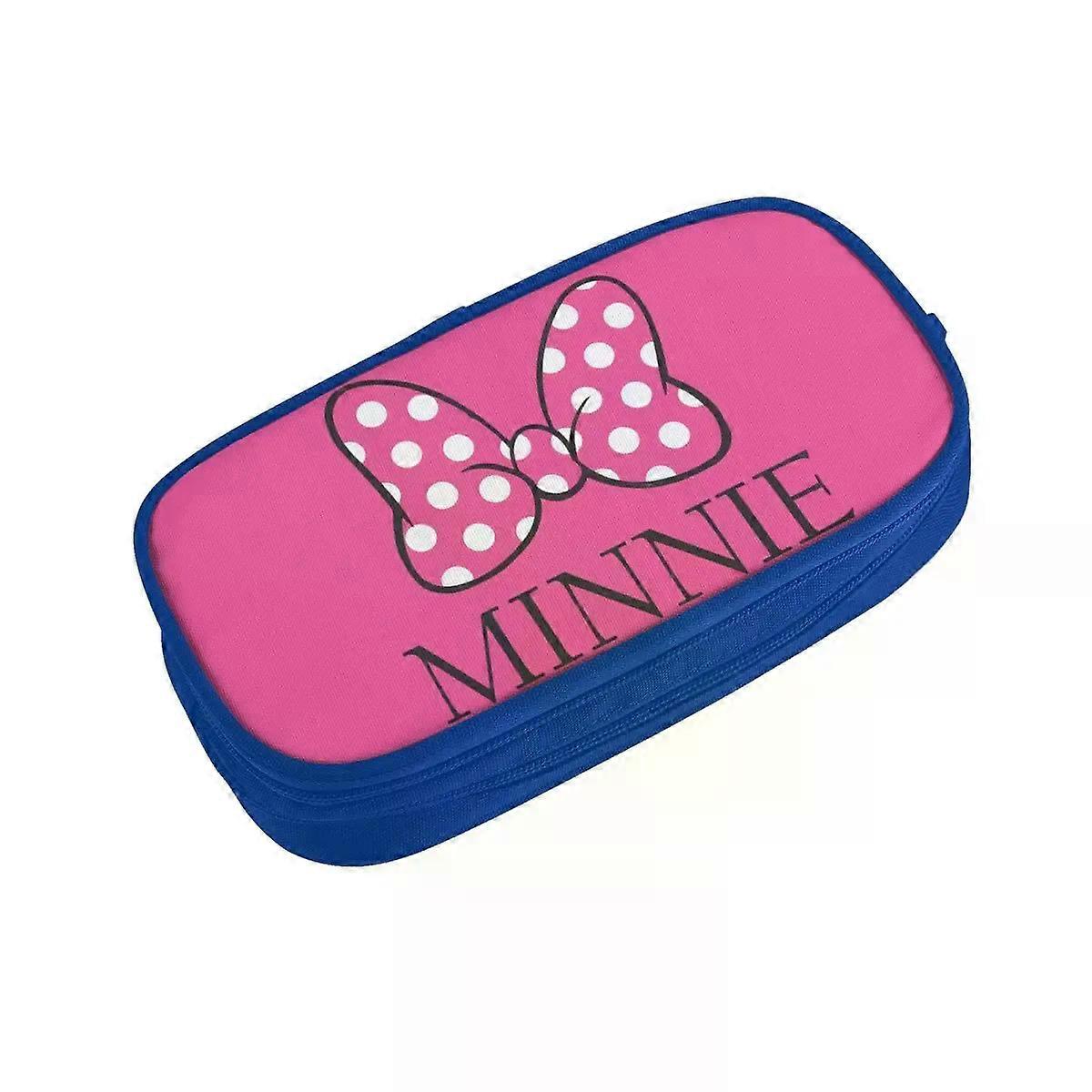 t2254 Minnie Bow Tie Pencil Cases Minnie Mouse Pen Box Bag Student Large Students SchoolPencil Box chyd2254