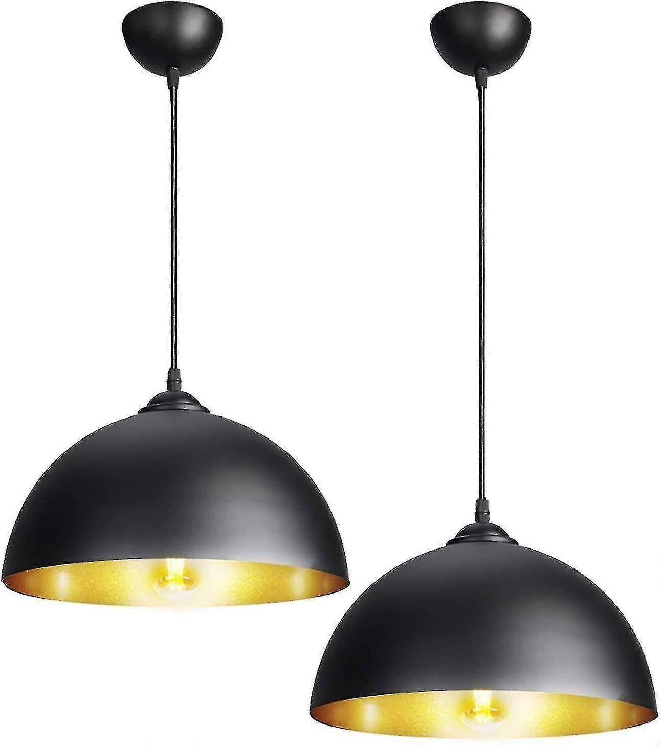 レトロシーリングランプペンダントランプ産業用レトロランプレトロメタルペンダントランプE27ソケット、300mm、Co