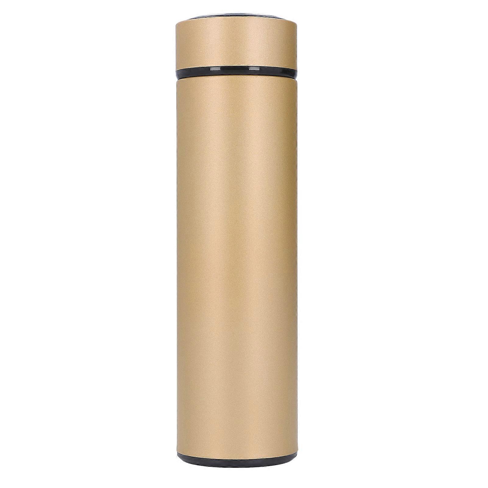 Stainless Steel Water Bottle Removable Filter No Temperature Display For Hiking And Cycling