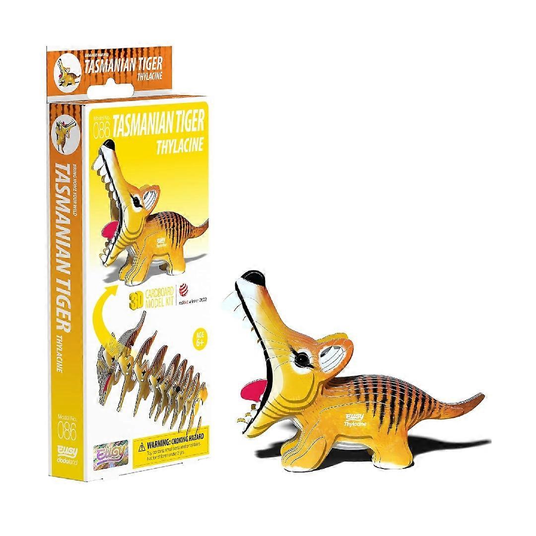 Eugy Tasmaanse Tijger 86 3D Kartonnen Model Bouwpakket