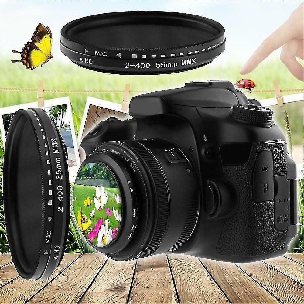 Fader Variable ND Filter Adjustable ND2 to ND400 Neutral Density for Camera Lens