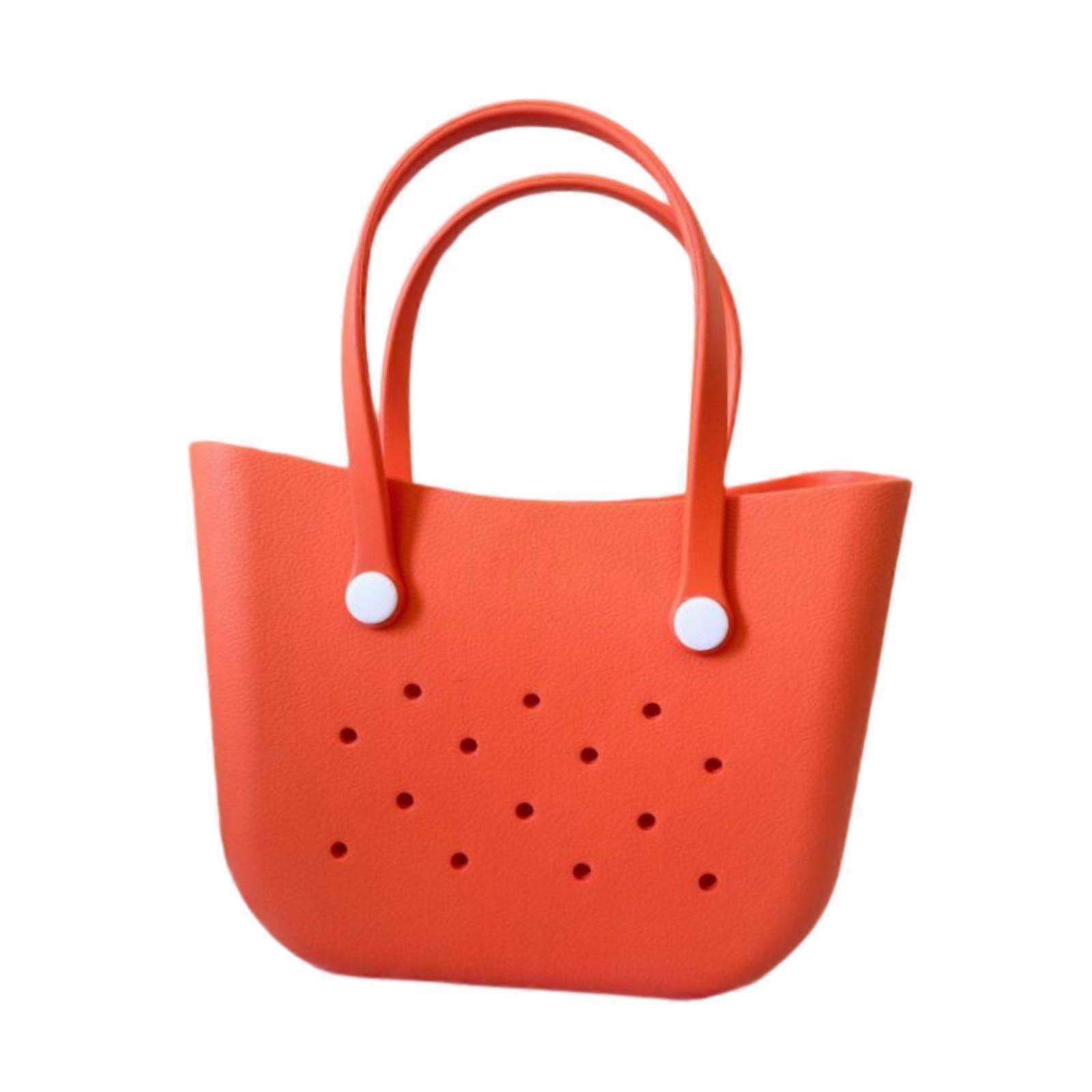 Handbag Waterproof Fashion Easy to Clean Portable Beach Pouch Beach Hole Bag