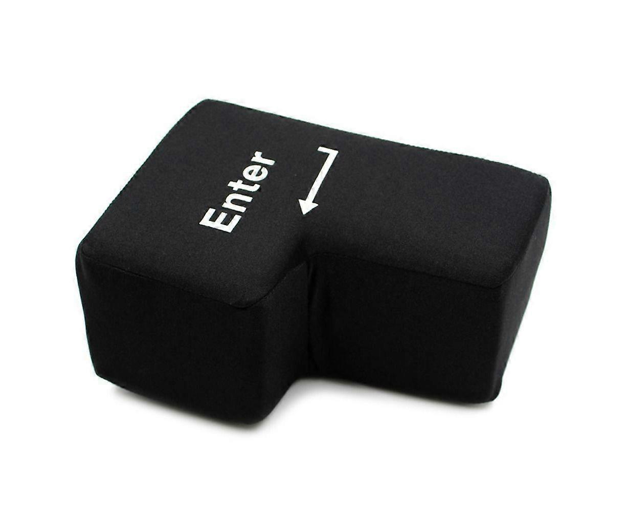 Big Enter Button USB Enter Button Adult Pillow Nap Office Decompression Pillow Gift for Colleague and Friend