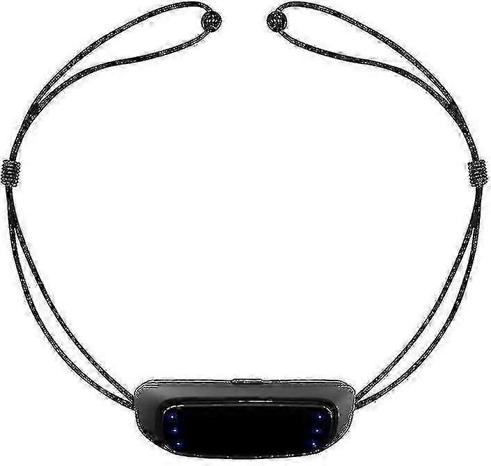 جهاز ذكي EMS لمكافحة الشخير ، جهاز مكافحة الشخير حزام الذقن ، حلول الشخير ، جهاز كهربائي مضاد للشخير أسود