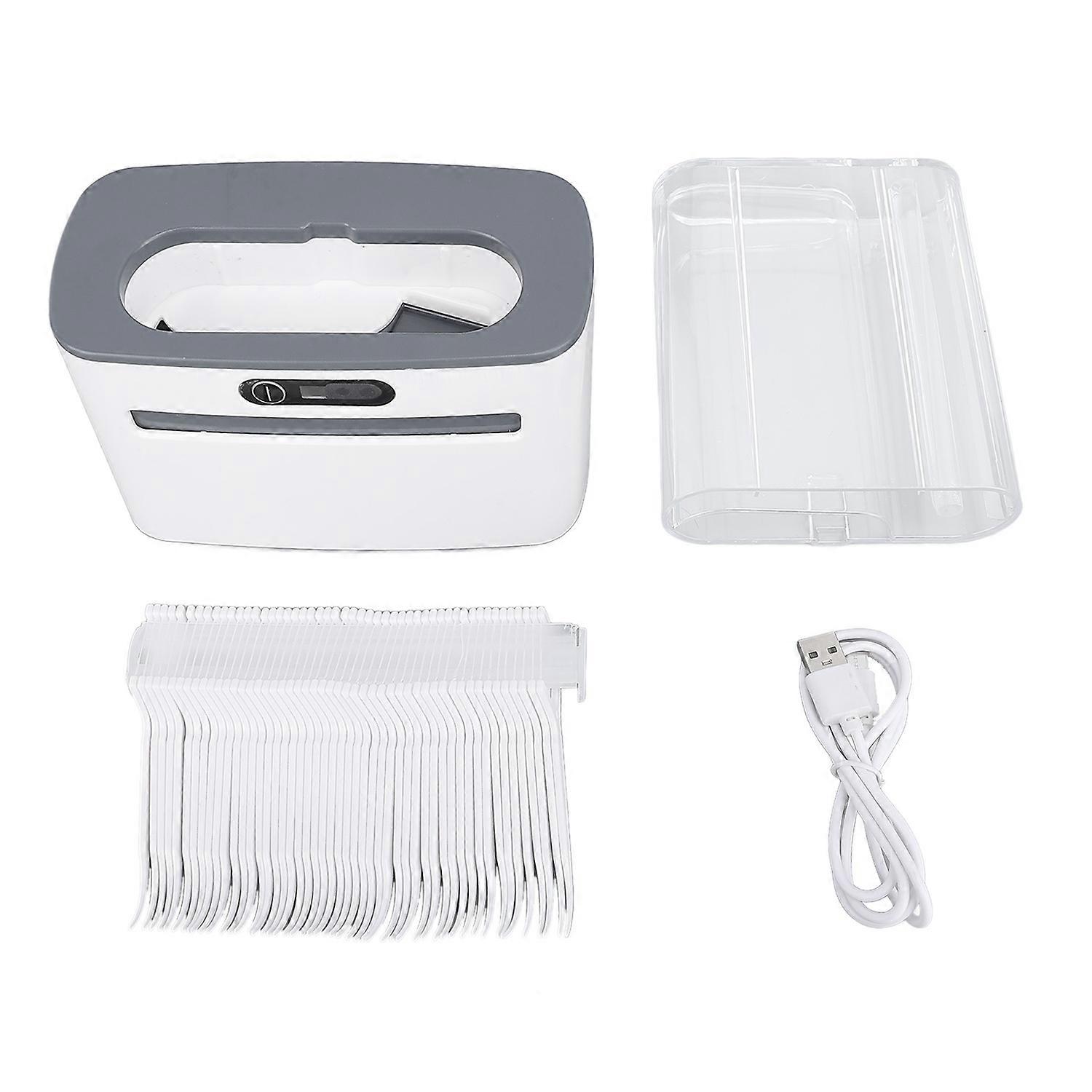 Automatic Floss Pick Dispenser Infrared Sensing Auto Electric Dispensing Floss Holder with 100 Floss