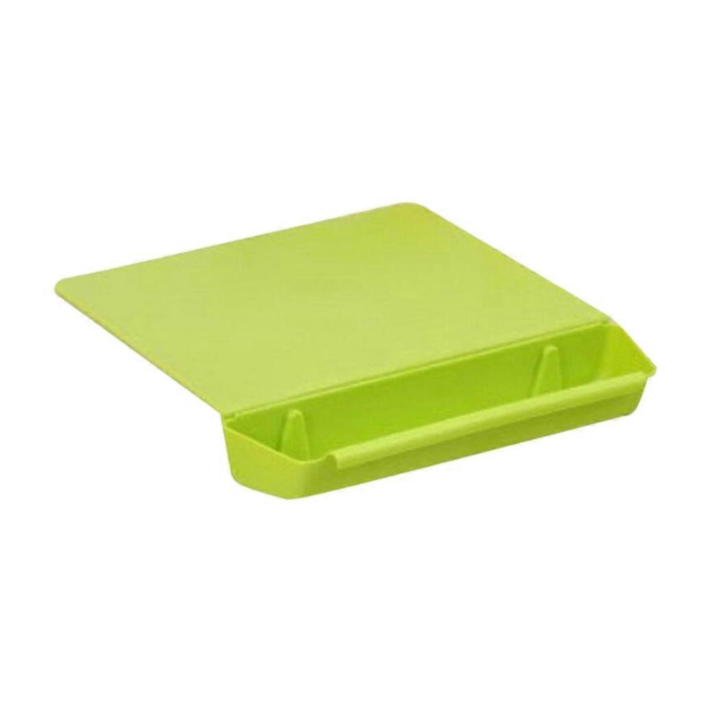 Cutting Chopping Board with Trough Storage Case Detachable Non-Slip Green