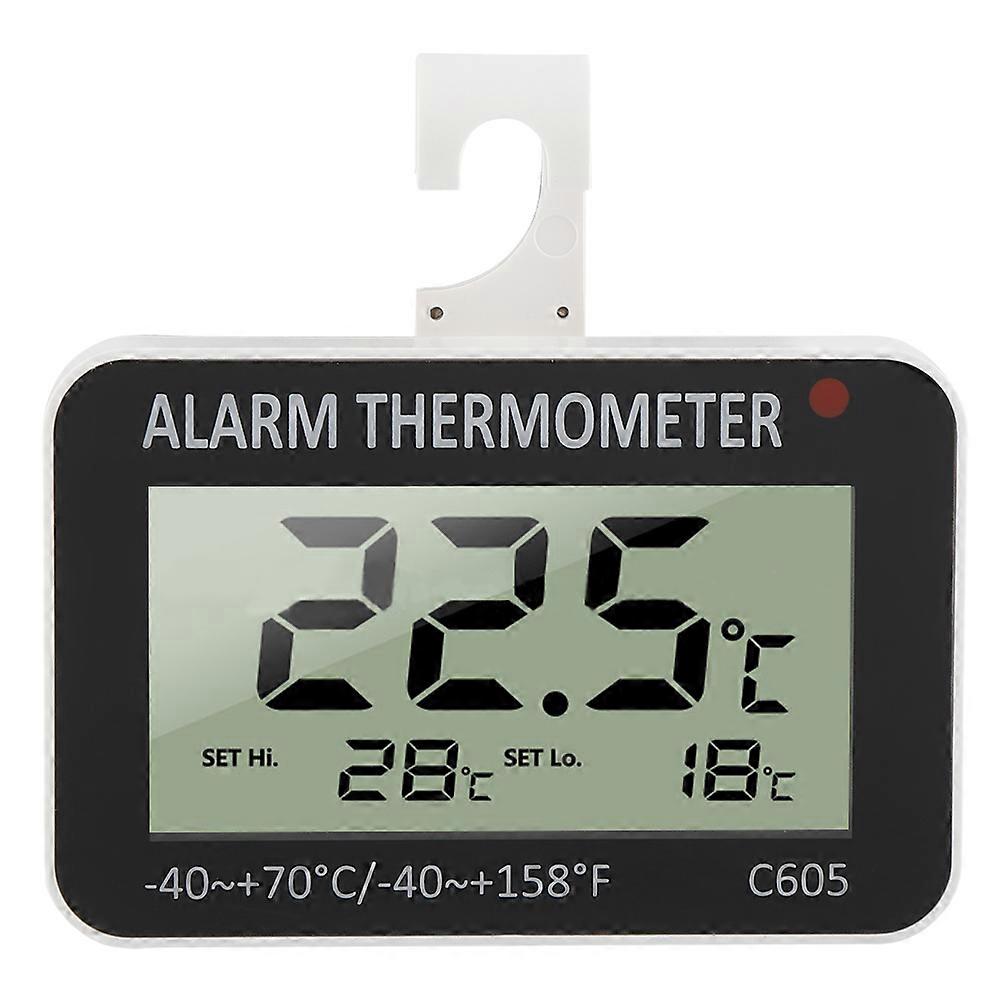 Hygrometer For Terrariums, High Accuracy Digital Thermometer With Temperature Alarm And Easy Install, Stylish Design For Outdoor Temperature Gauge