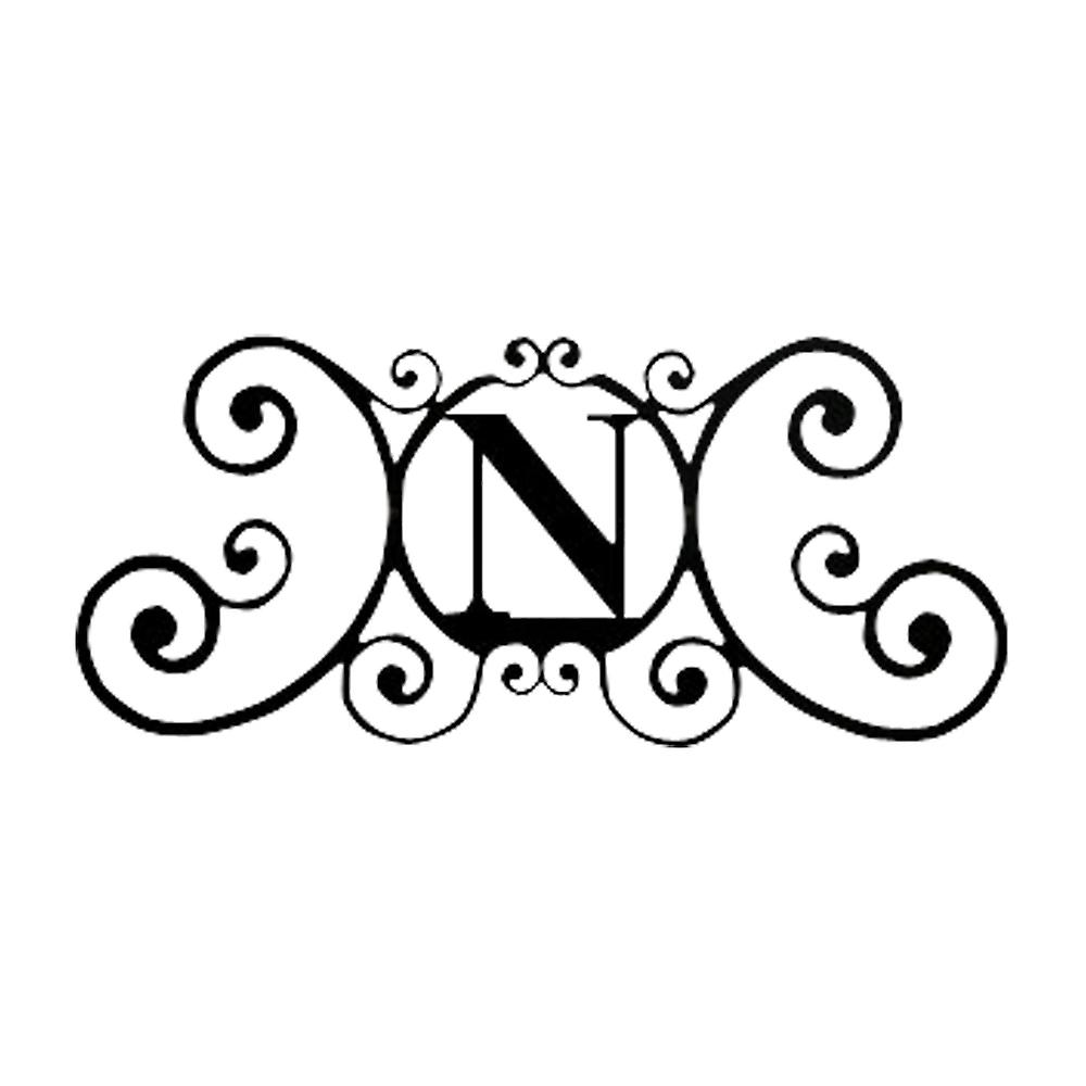 House Plaque Letter N