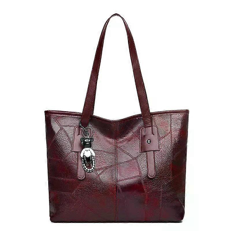 Korean Version Trendy Women's New Large Capacity Tote Bag with Horizontal Square Zipper Single Shoulder Handbag