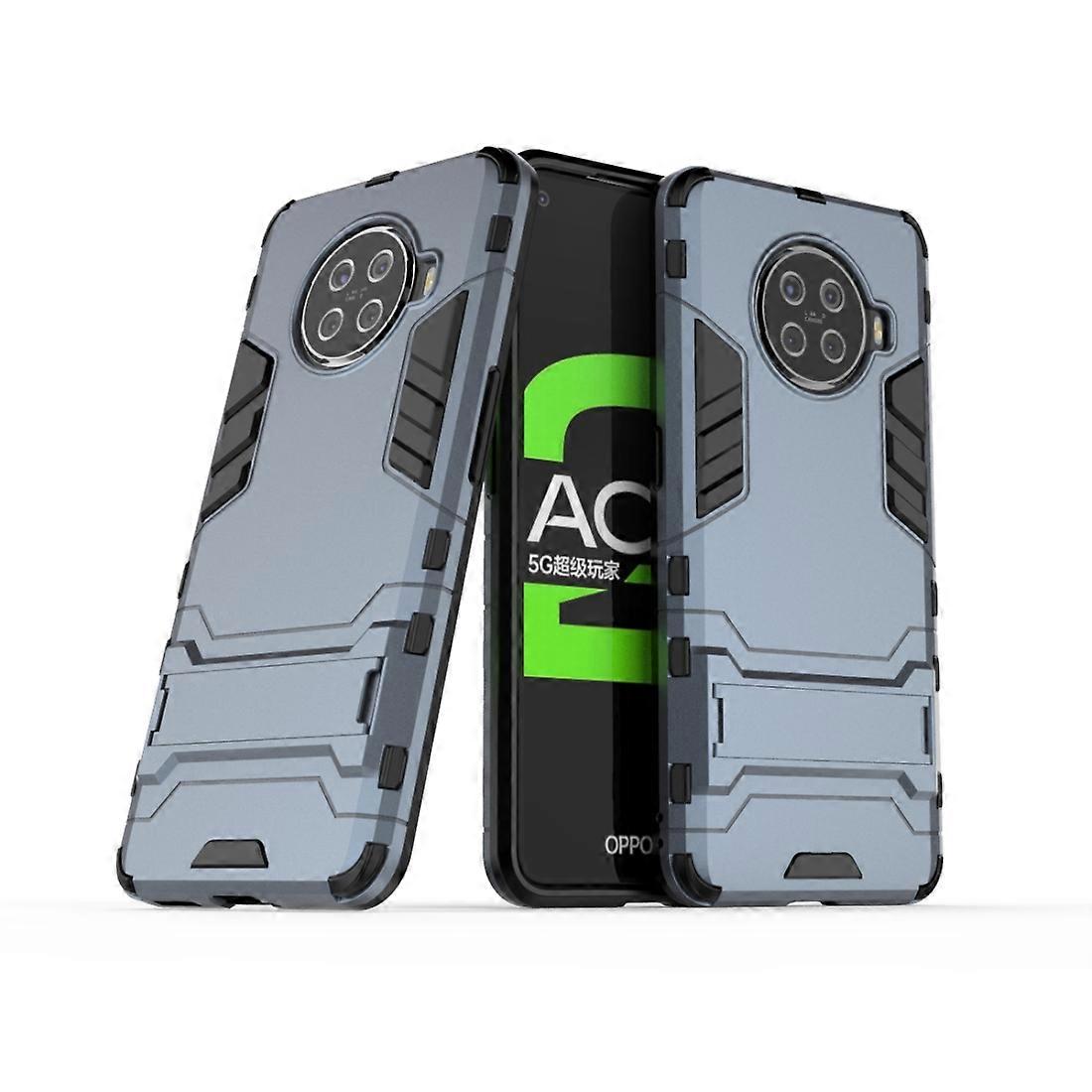 PC + TPU Shockproof Protective Case with Holder For OPPO ACE 2