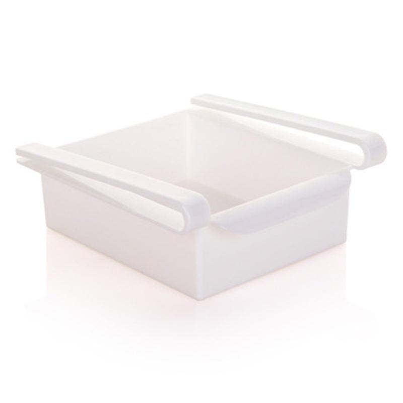 3Pcs Retractable Drawer Type Refrigerator Box Food Fresh Keeping Classified Organizer Container Basket Fridge Shelf Holder Plastic Storage Bins