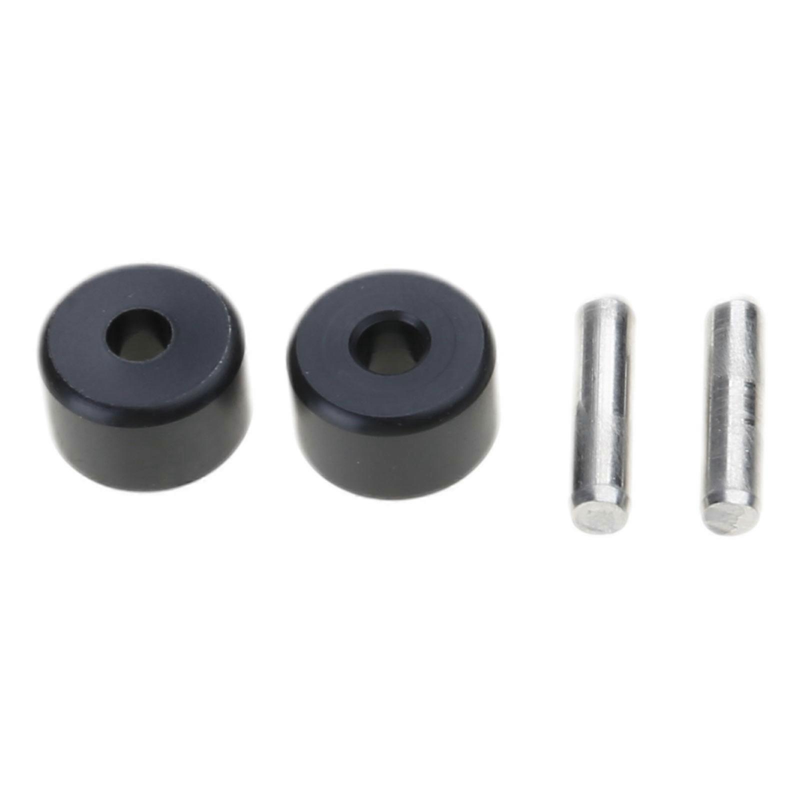 2 Pack Convenient Drive Wheel Set Replacement Caster Rolling Wheels Metal Texture Efficient Rollers for Floor Equipment