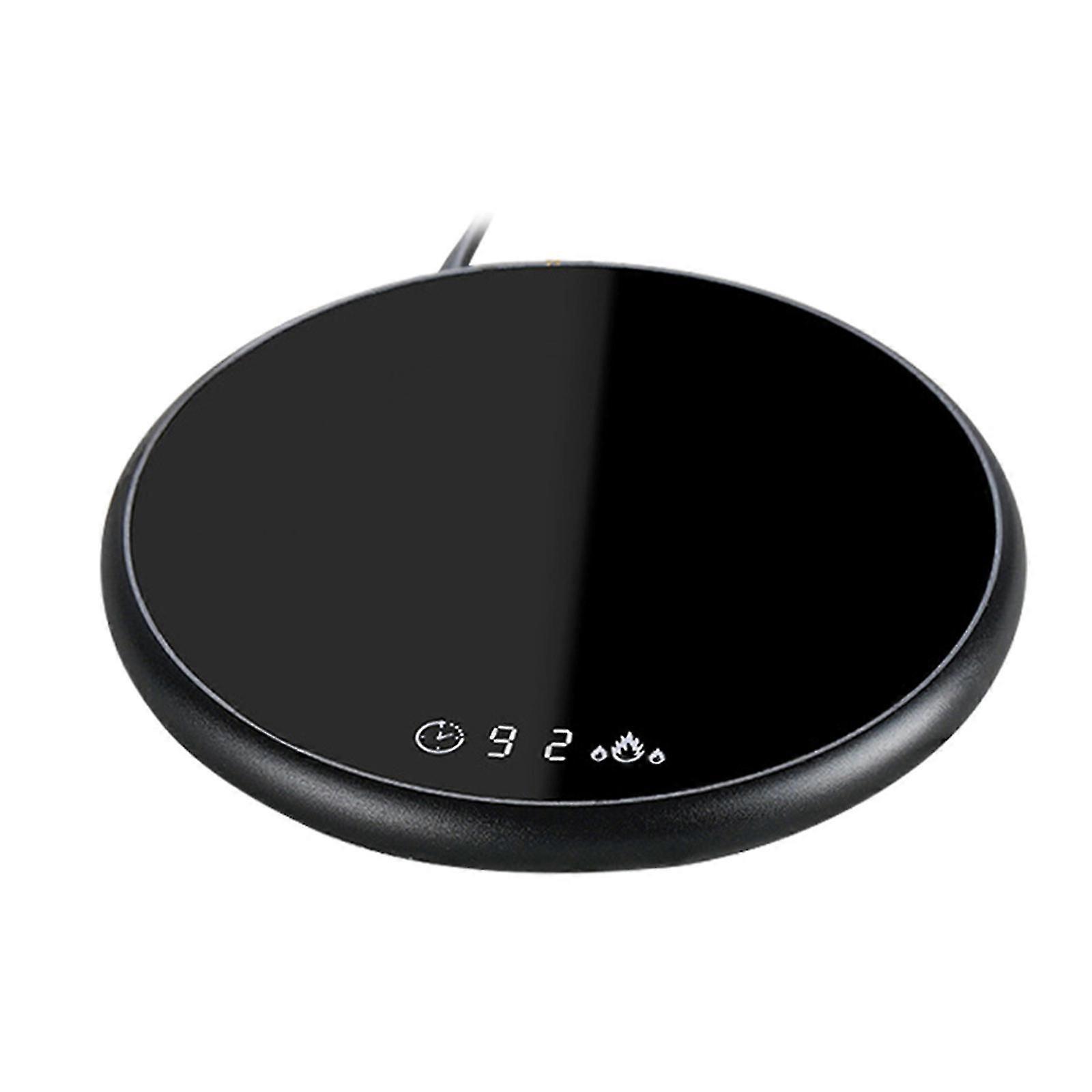 Heating Coaster Coffee Mug Cup Electric Warmer Beverage with Timer 2 Temperatures