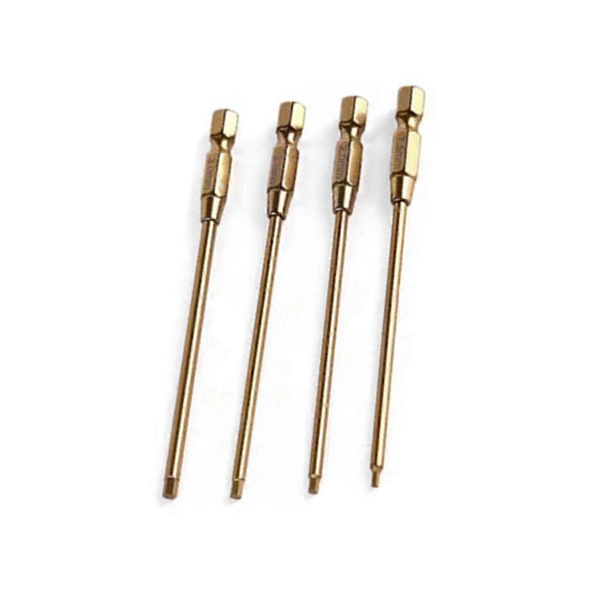 4 Pack Metal 1.5 2.0 2.5 3.0mm Hex Screwdriver Set for RC Models