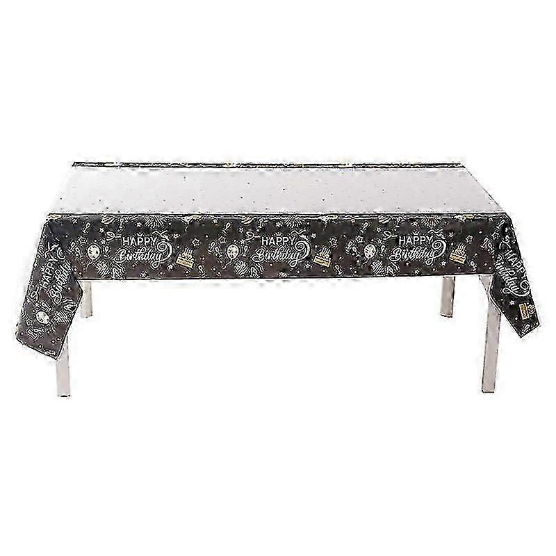 1PC Waterproof Rectangle Balloon Birthday Party Decroation Plastic Tablecloth Disposable Table Cloth