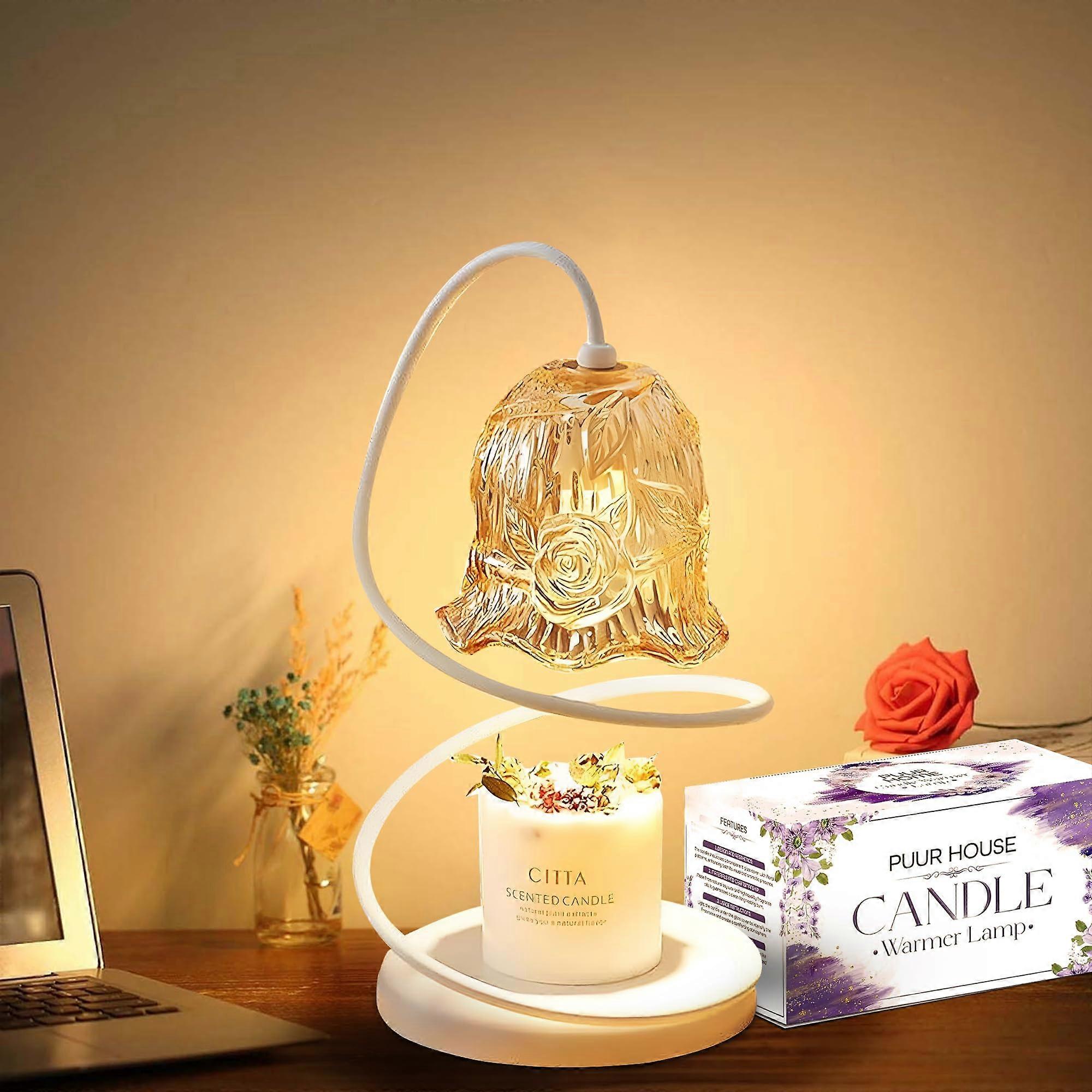 Electric Candle Warmer Lamp with Timer and Dimming Function for Christmas Gifts
