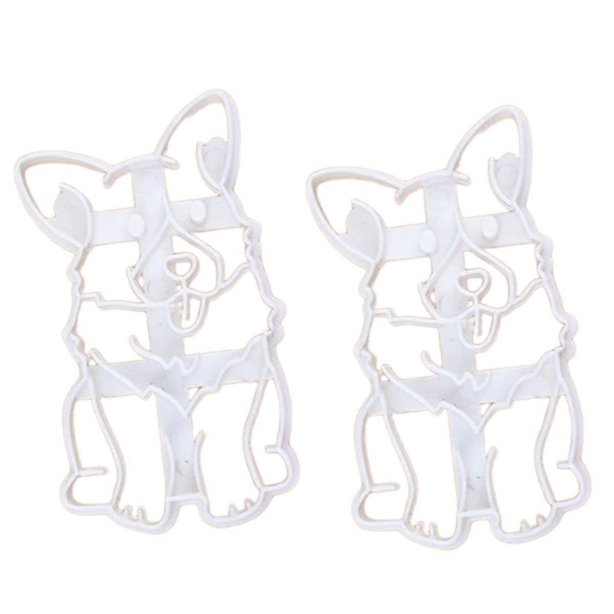 1Set Corgi Dog Shaped DIY Biscuit Baking Tool Happya Corgi