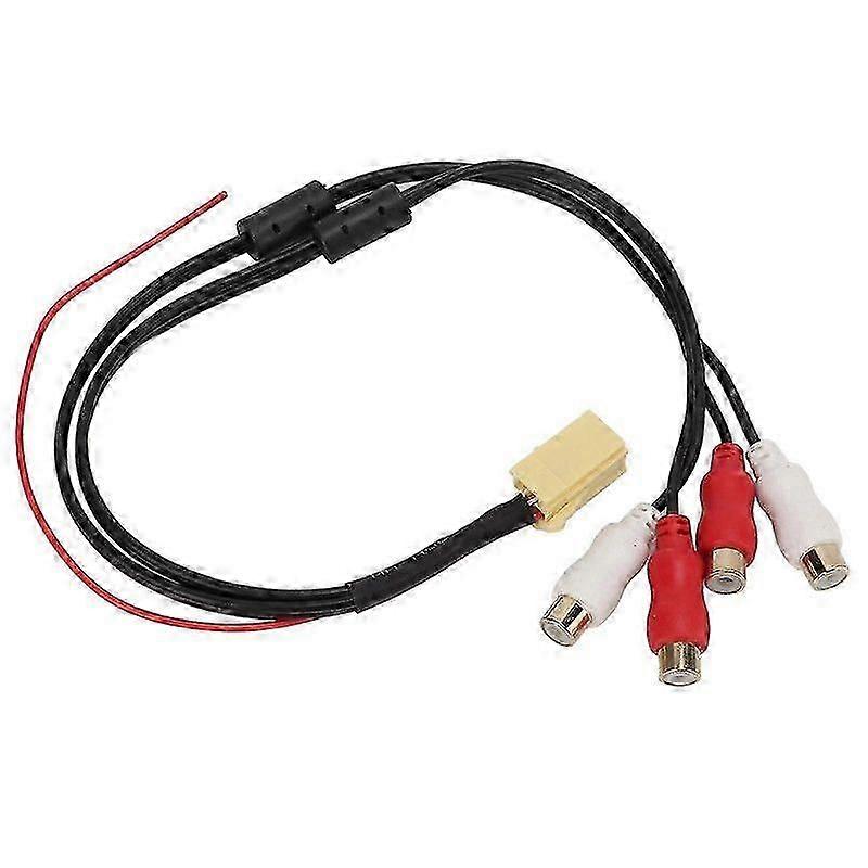 o Cable Line Adapter ABS RCA 6 Pin Out Accessory Part Replacement for Grundig