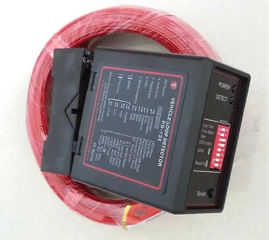 50m Loop Cable Vehicle Inductive Loop Detector Sensor For Boom Barrier Gate