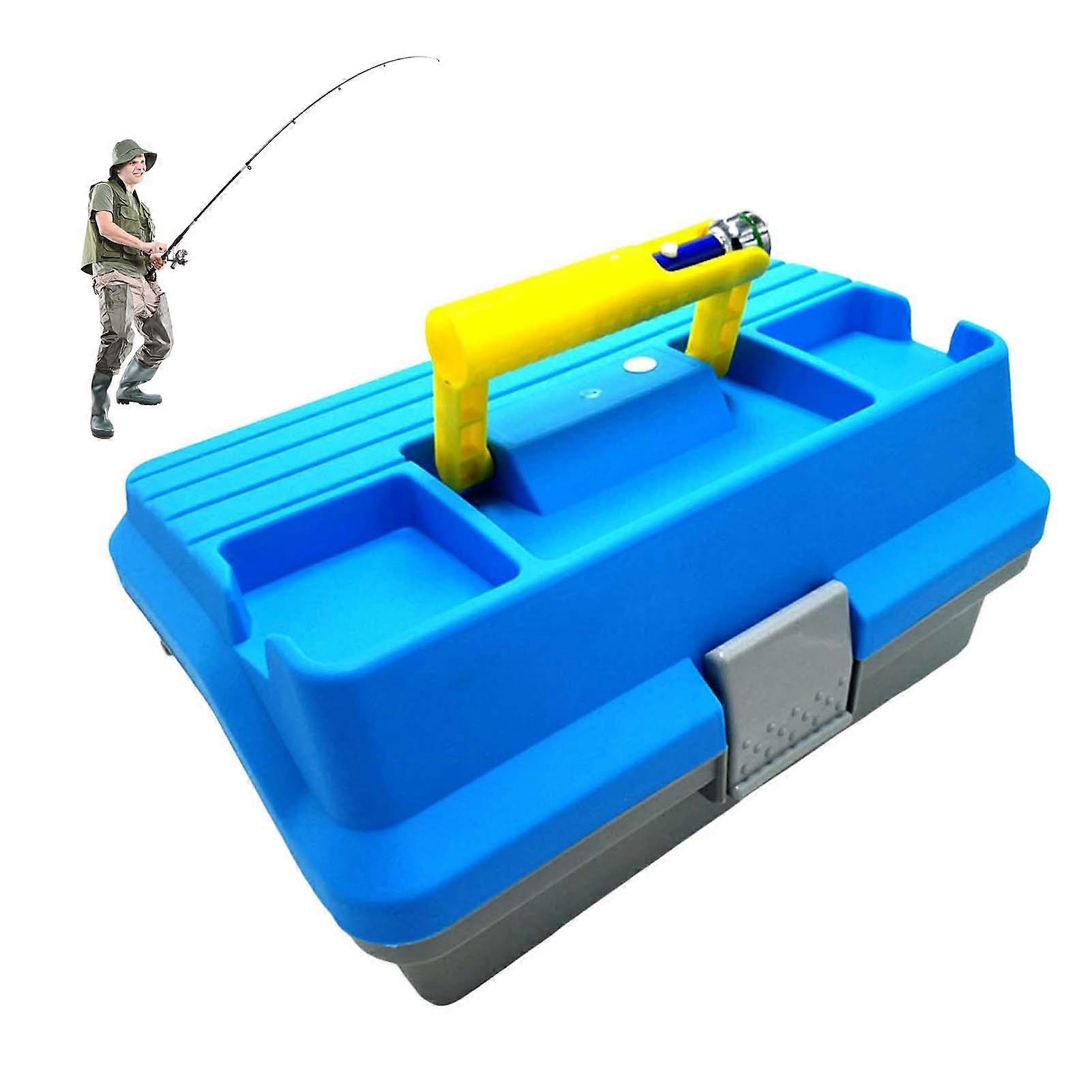 Fishing Tackle Box with Handle with Durable Material Simple Style Utility Boxes Suitable for Fishing Enthusiasts Gifts