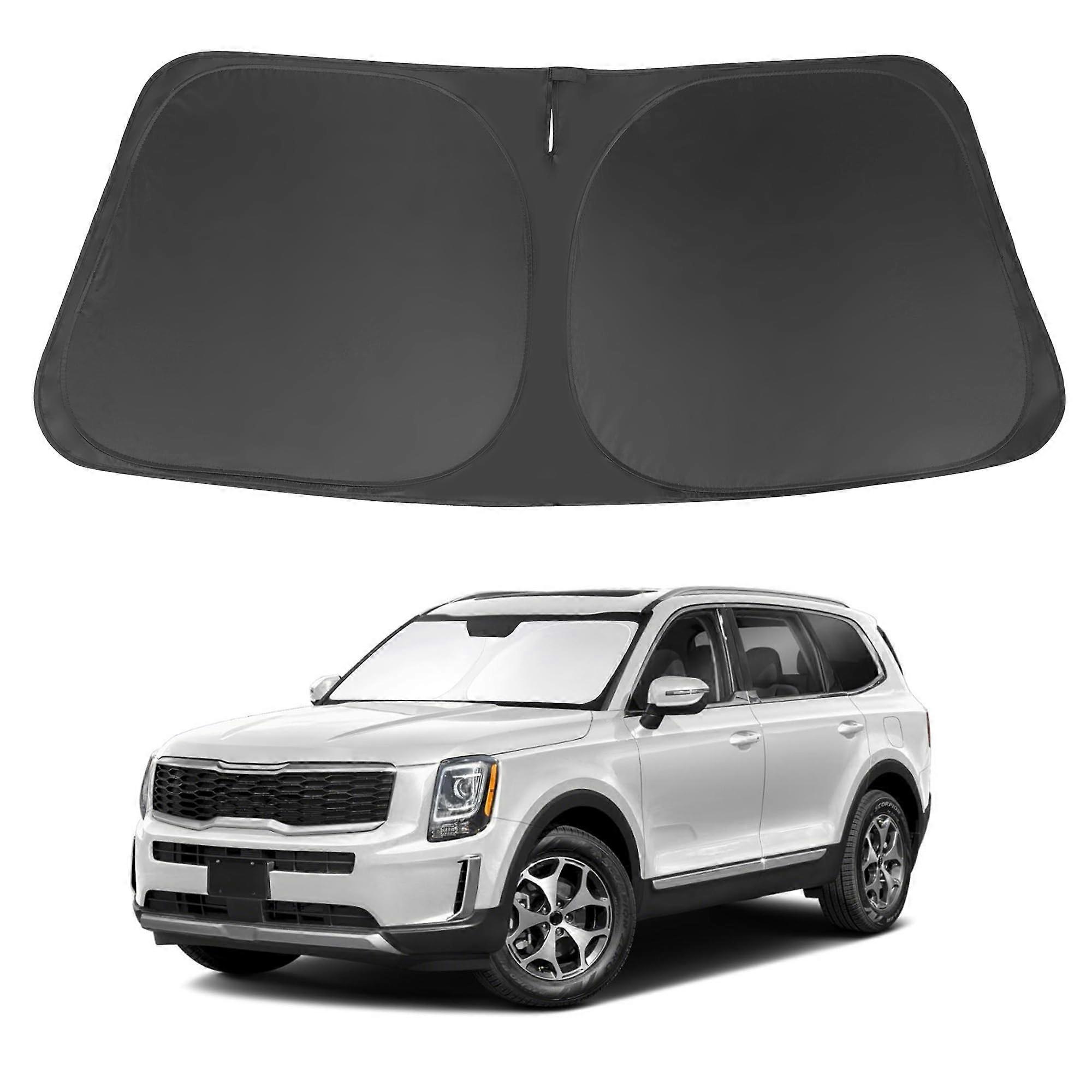 Front Glass Sun Shadow for Car Windshield - UV Protection, Easy Installation, Universal Fit, Premium Material