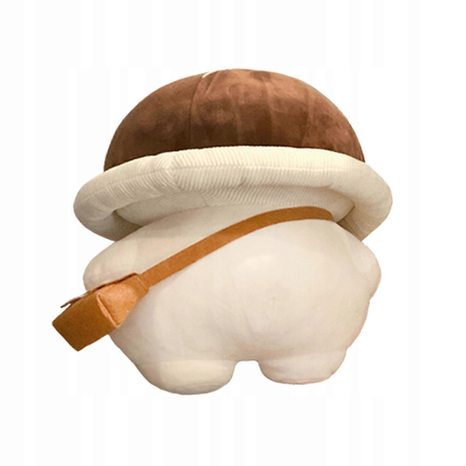 Soft Cute Stuffed Mushroom Plush Sofa Ornaments Hug Back Cushion 35cm