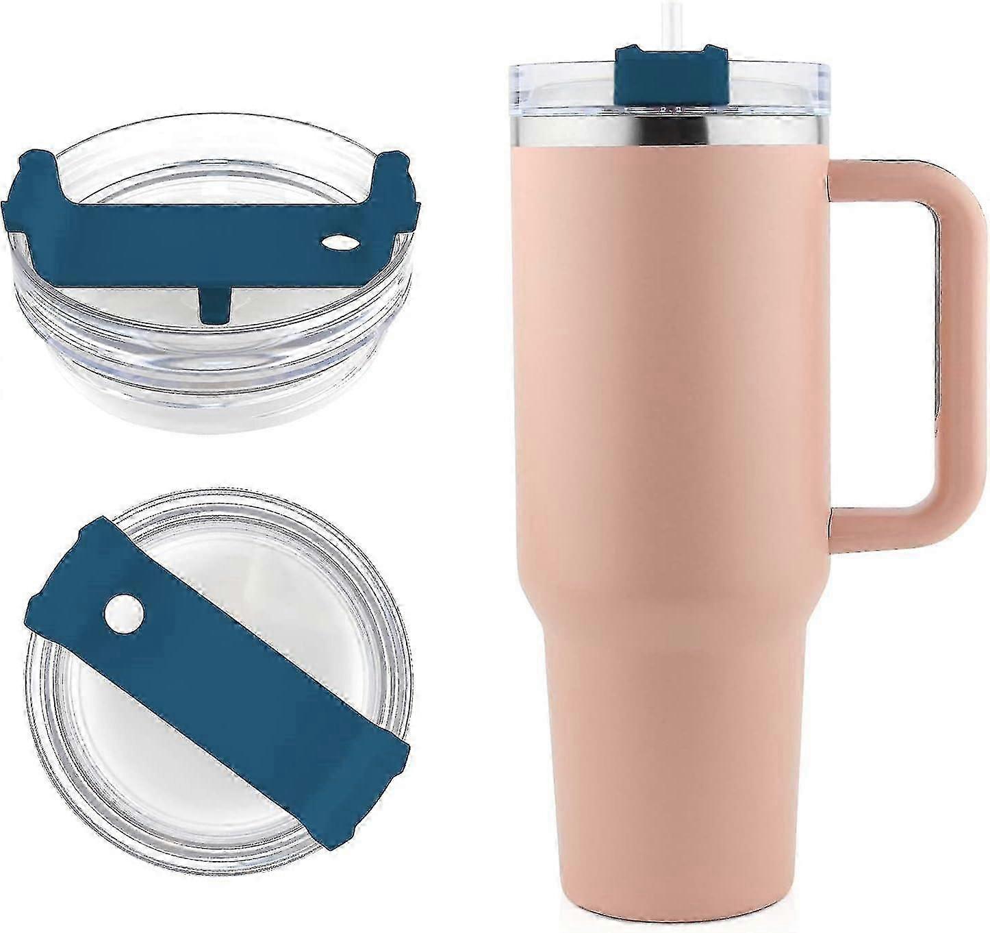 2szt 40 uncji Tumbler Pokrywa kompatybilny Stanley, odporny na zalanie odporny na zachlapanie pokrowce na kubki do Stanley i więcej kubków do kawy
