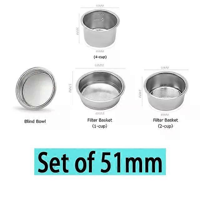 Coffee Filter Basket Non Pressurized Replacement compatible for Delonghi Breville E61 Portafilter Espresso Maker Accessories