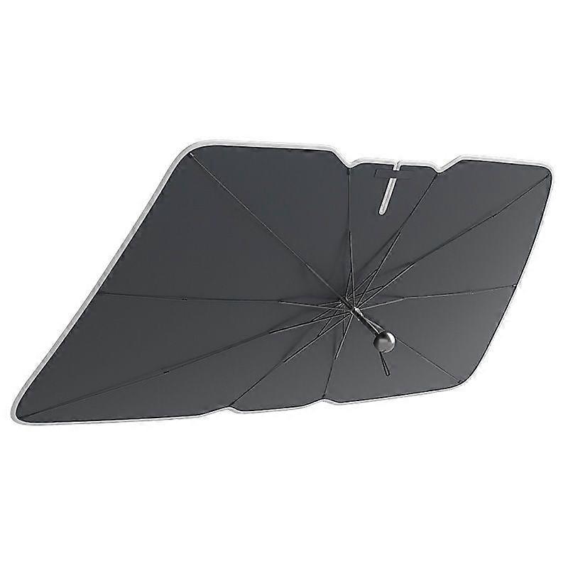 Car Sun Shade 145 * 79CM Front Windshield, Convenient Foldable Anti-UV Auto Windshield Sun Shade Umbrella Universal for Most Cars Windshield Umbrella