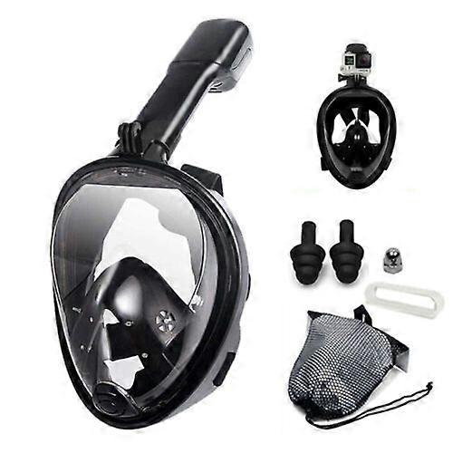 Ενήλικα παιδιά Full Face Snorkel Mask Snorkeling Set Γυαλιά κατάδυσης για GoPro Swim